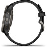 Часы GARMIN VENU 2 PLUS SLATE STAINLESS STEEL BEZEL WITH BLACK CASE AND SILICONE BAND 010-02496-11