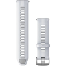 Сменный ремешок для часов GARMIN FORERUNNER 965 (22 мм), белый/серый 010-11251-9Z
